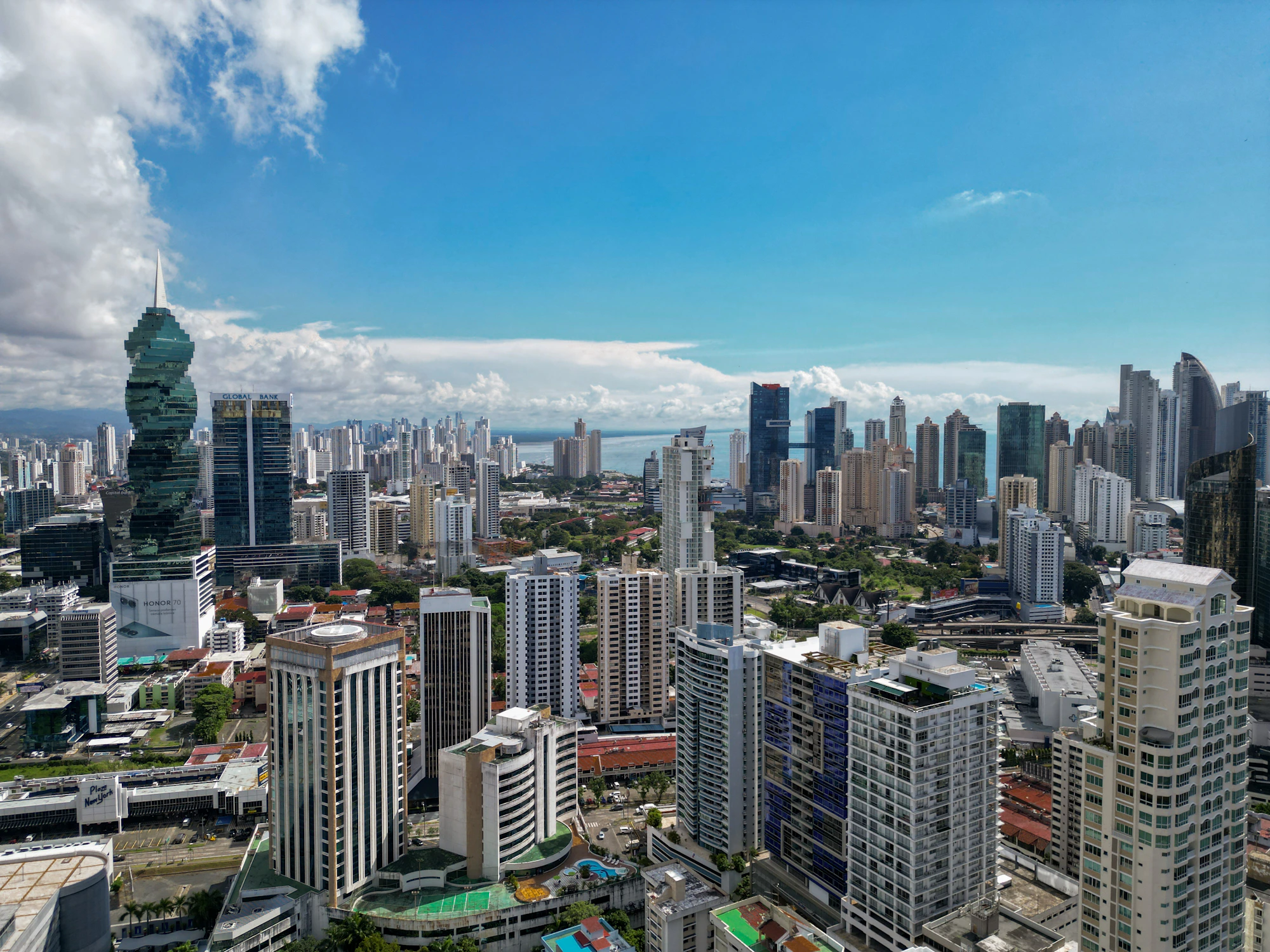 Edificios y horizonte urbano de Ciudad de Panamá